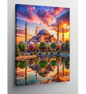 Kanvas Tablo Ayasofya Cami Manzarası