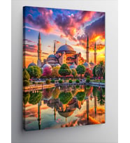Kanvas Tablo Ayasofya Cami Manzarası