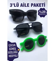 Regina Polarize Aile Paketi Güneş Gözlüğü 3 lü Set