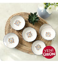 Keramika Sapphire Halka Çerezlik / Sosluk 13 Cm 6 Adet 22746