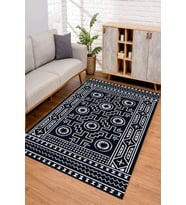 Dijital Kaymaz Taban Yıkanabilir Renkli Salon Halısı Mutfak Halısı Yolluk ND-SD-929 (Çok Renkli)