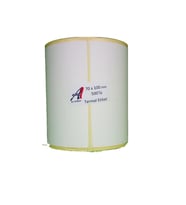Kirtasiyejet Etiket Termal Etiket 70 x 100 mm 25,000 Adet Termal Barkod Etiketi 500 Sarımlı 50 Rulo