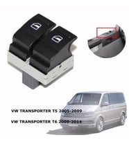 VOLKSWAGEN TRANSPORTER T6 SOL ÇİFTLİ CAM DÜĞMESİ (2009-2014)
