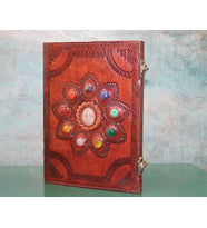 Taşlı Deri Defter