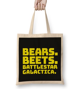 Bears Beets Battlestar Galactica 01 Bez Çanta Uzun Saplı