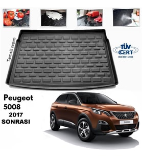 Peugeot 5008 Bagaj Havuzu Paspası 2017 Sonrası