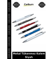 #TükenmezKalem Lüks Şık Kaliteli Kurumsal Hediye Promosyon Dayanıklı Metal Tükenmez Kalem Siyah