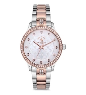 SANTA BARBARA POLO SB.10.1178.1 -WR 3ATM-SPOR MODEL-ÇELİK BAYAN KOL SAATİ