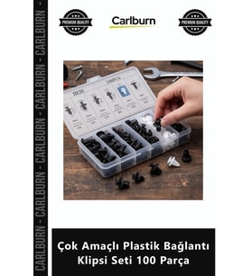 Özel Üretim Oto Tampon Perçin Kapı Döşeme Trim Çok Amaçlı Plastik Bağlantı Klipsi Seti 100 Parça