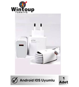 Android Telefonlarla Uyumlu Akım Korumalı Type C Hızlı Şarj Aleti