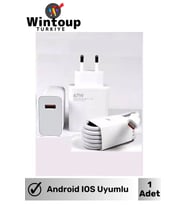 Android Telefonlarla Uyumlu Akım Korumalı Type C Hızlı Şarj Aleti