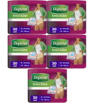Depend Emici Külot Hasta Bezi Medium - Orta Kadın 150 Adet (5PK*30)