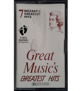 (Plak Değildir KASET tir) 7 Mozart's Greatest Hits Great Music's Kaset