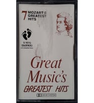 (Plak Değildir KASET tir) 7 Mozart's Greatest Hits Great Music's Kaset