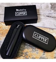CLİPPER SİYAH DEMİRLİ KUTULU ÇAKMAK