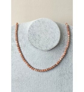 4 MM GÜNEŞ TAŞI DOĞALTAŞ KOLYE