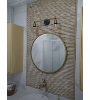 RİOLİGHT RETRO,RUSTİK,VİNTAGE ESKİTME MAFSALLI 2XE27 DUYLU METAL DUVAR APLİK (Eskitme Altın)