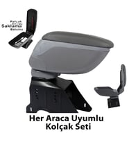 Sürgülü Ara Kolçak Kol Dayama Sport Tip Lüks Gri