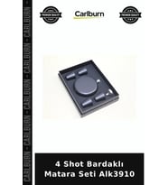 Özel Üretim Hediye Kamp Seyahat Metal Erkek Aksesuar 4 Shot Bardaklı Matara Seti Alk3910