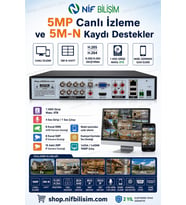Xmeye 8 Kanal 5mp H.265+ Yüz Algılama Destekli 5in1 XVR Kayıt Cihazı
