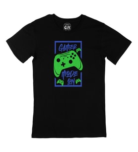 Gamer Mode On Siyah Tişört