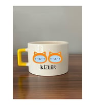 İkizler Burcu ve Onla Alakalı Komik Açıklama Baskılı Turuncu Kulplu Prime Kupa Bardak Fincan Mug