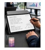 10.1 İnç Android Tablet 16GB RAM 1TB Depolama Klavyeli Kılıf ve Kalemli Set