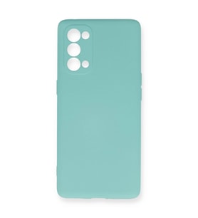 Oppo Reno 5 Pro Kılıf Nano İçi Kadife Silikon - Turkuaz