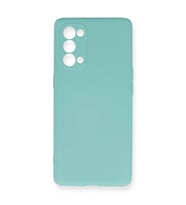 Oppo Reno 5 Pro Kılıf Nano İçi Kadife Silikon - Turkuaz