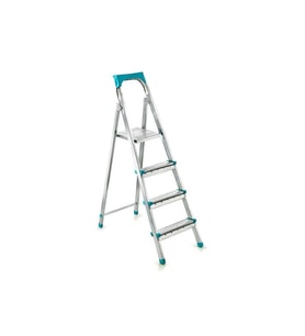 3+1BASAMAKLI METAL MERDİVEN Y: 82CM - 120KG.TAŞIMA KAPASİTESİ (5343)