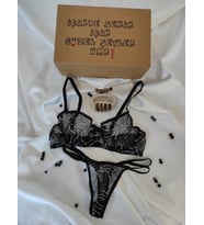 Dantetrend Siyah  Tül Lingerie Ikili Iç Çamaşır Takımı Lingerie 03, Sevgiliye Hediye