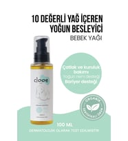 Yenidoğan Uyumlu Konak Temizliği ve Masaj Etkili Hızlı Emilen Yoğun Nemlendirici Organik Sertifikalı Bebek Yağı 100 ml