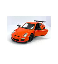 Turuncu 2010 Porsche 911 Gt3 Rs 1/36 Çek Bırak Die-Cast Model Araç
