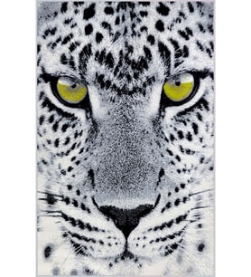 Eliana Home Baskılı, Yıkanabilir Kaymaz Taban Salon Halısı LNA1442 100x150 cm (Gri)