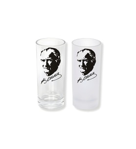 Ghostbastır Design Atatürk Buzlu / Buzsuz Seçenekli Rakı Bardağı – 1 Adet Şık Sunum Bardağı 067
