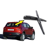 Nissan Qashqai Arka Silecek Kolu ve Süpürgesi Komple Takım (2006 - 2013)