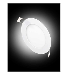 Global K2 Kdl400 6w 6500k Beyaz Smd Yuvarlak Slim Led Panel Yok Beyaz Işık Led 6 Watt