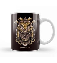 Aztec Skull Warrior Inca Culture Mayan Civilization Gift Kupa Bardak Porselen