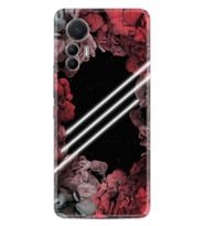 Xiaomi 12 Lite Kılıf Silikon Desen Özel Seri Flowers Line 1732