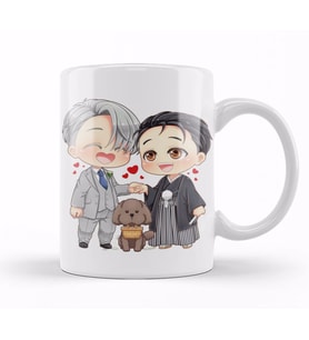 Wedding Victor Yuuri Yuri On Ice Kupa Bardak Porselen