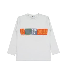 Civil Boys Be You But Cooler Baskılı 6-9 Yaş Sweatshirt - Gri