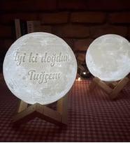 Kendin Tasarla12 cm Moonlıgh Ay Gece Lambası *STAND HEDİYELİ*