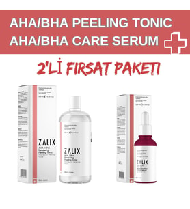 ZALİX 2'li Aha/Bha Fırsat Paketi - Zalix Aha/Bha Peeling Tonic ve Serum