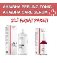 ZALİX 2'li Aha/Bha Fırsat Paketi - Zalix Aha/Bha Peeling Tonic ve Serum