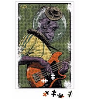 Monkey Bass Müzik Gitar Maymun Puzzle 240 Parça Yapboz