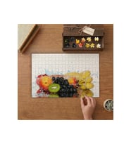 Suydaki Taze Meyveler Tasarımı 240 parça Ahşap Puzzle Ahşap Kutuda MP01834