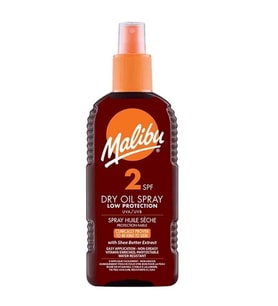 Malibu Güneş Koruyucu Dry Oil Bronzlaştırıcı Sprey SPF2 200ml