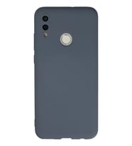 P Smart 2019 Kılıf Nano içi Kadife Silikon - Gri