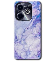 İnfinix Hot 40i Kılıf HD Desen Baskılı Kılıf - Spots Lilac