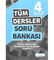 Tudem Yayınları 4. Sınıf Tüm Dersler Soru Bankası